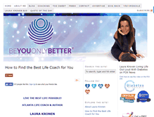 Tablet Screenshot of beyouonlybetter.com